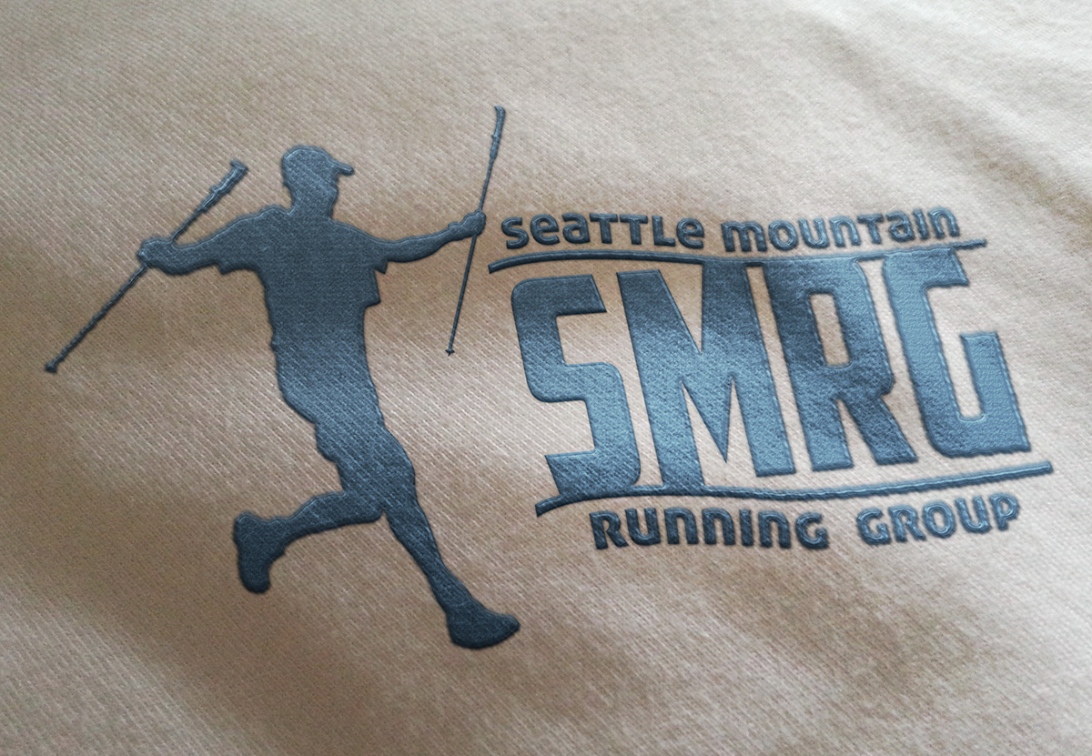 Seattle Mountain Running group trail running logo mountain running seattle mount si