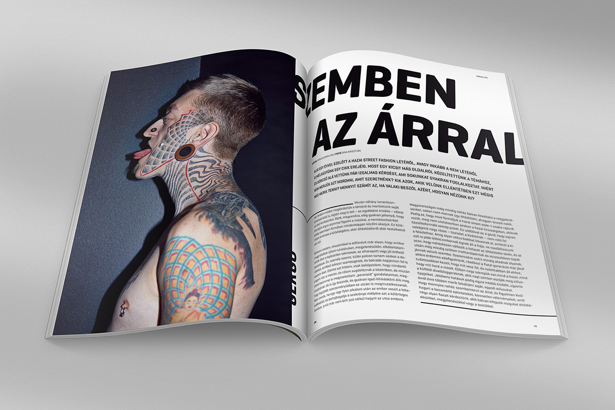 ps magazine underground lifestyle Magazine design hungarian magazine redesign contemporary art art model newcomers kult Simon Says José Simon