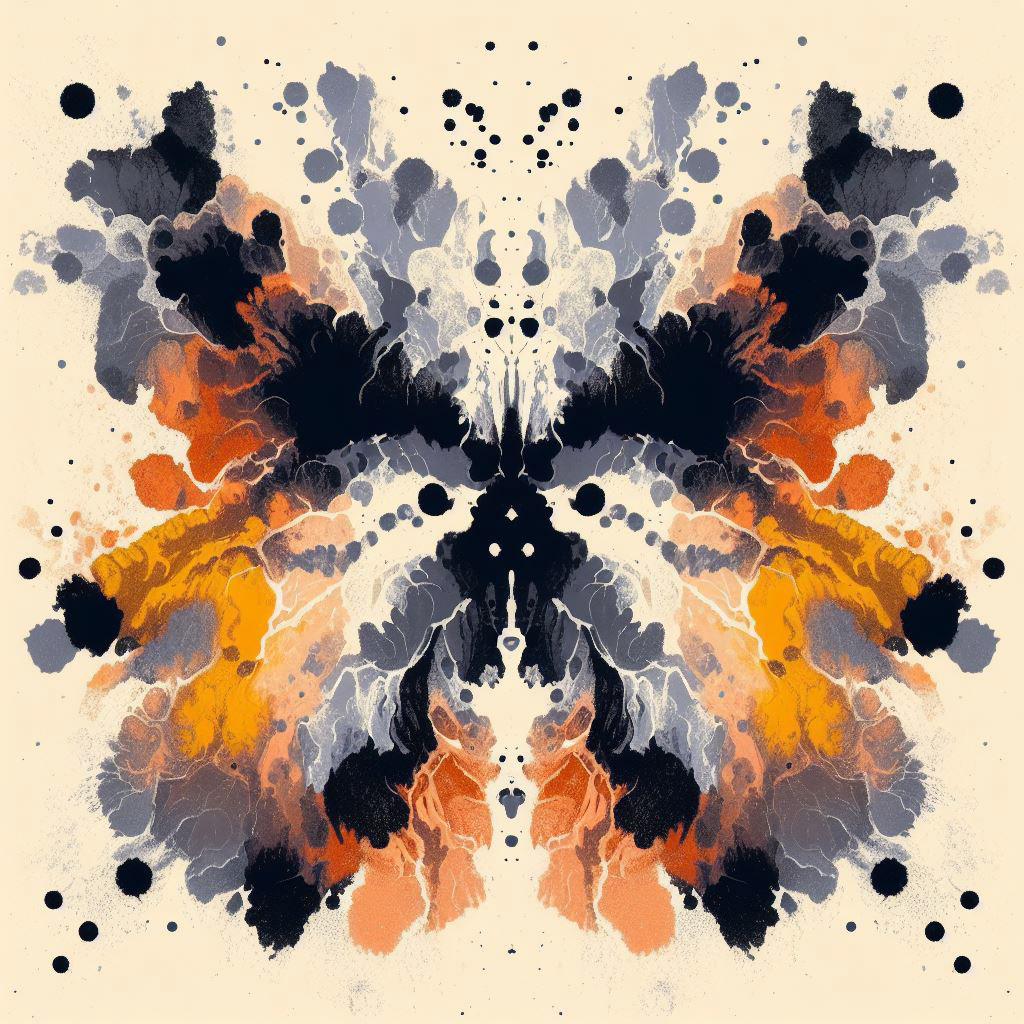 rorschach abstract colorful