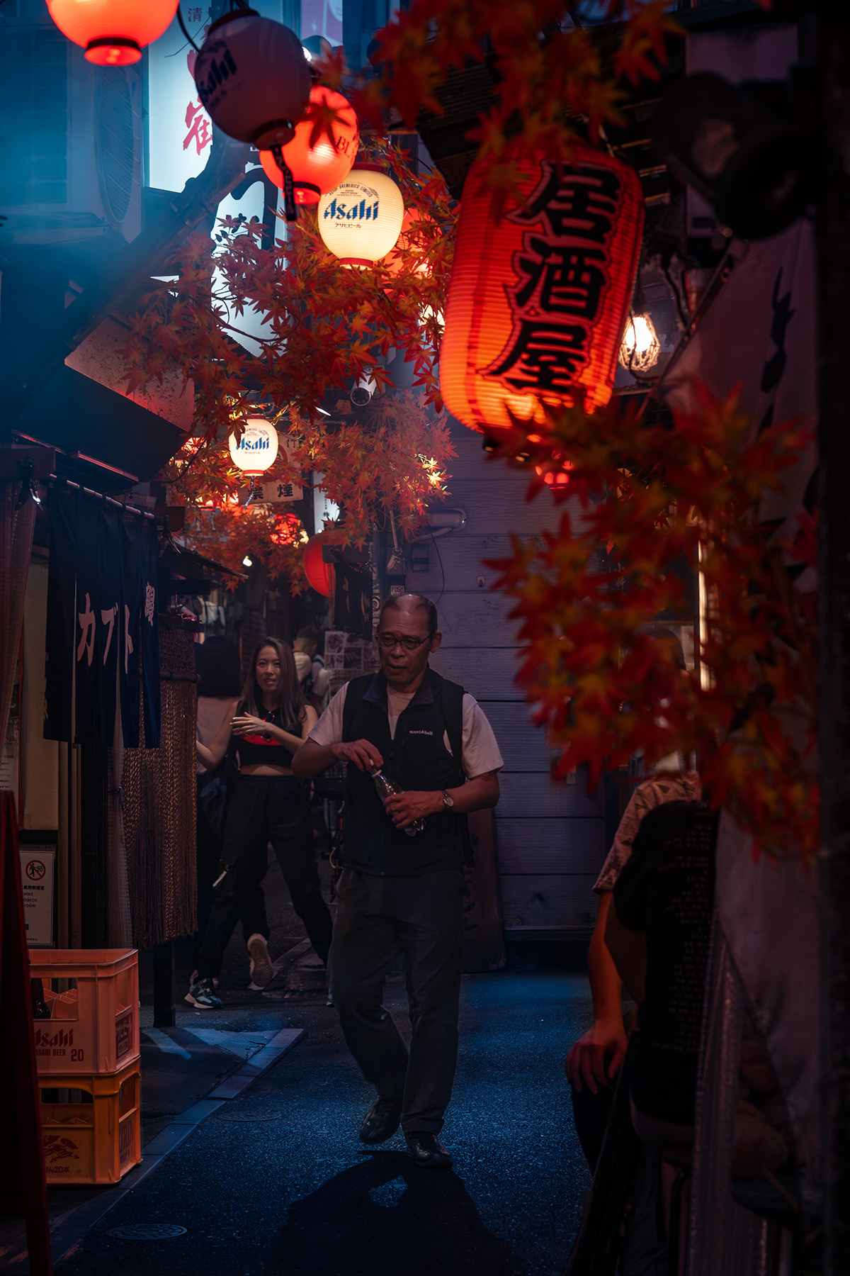 Street city Urban street photography Travel japan blue DUSK night dark