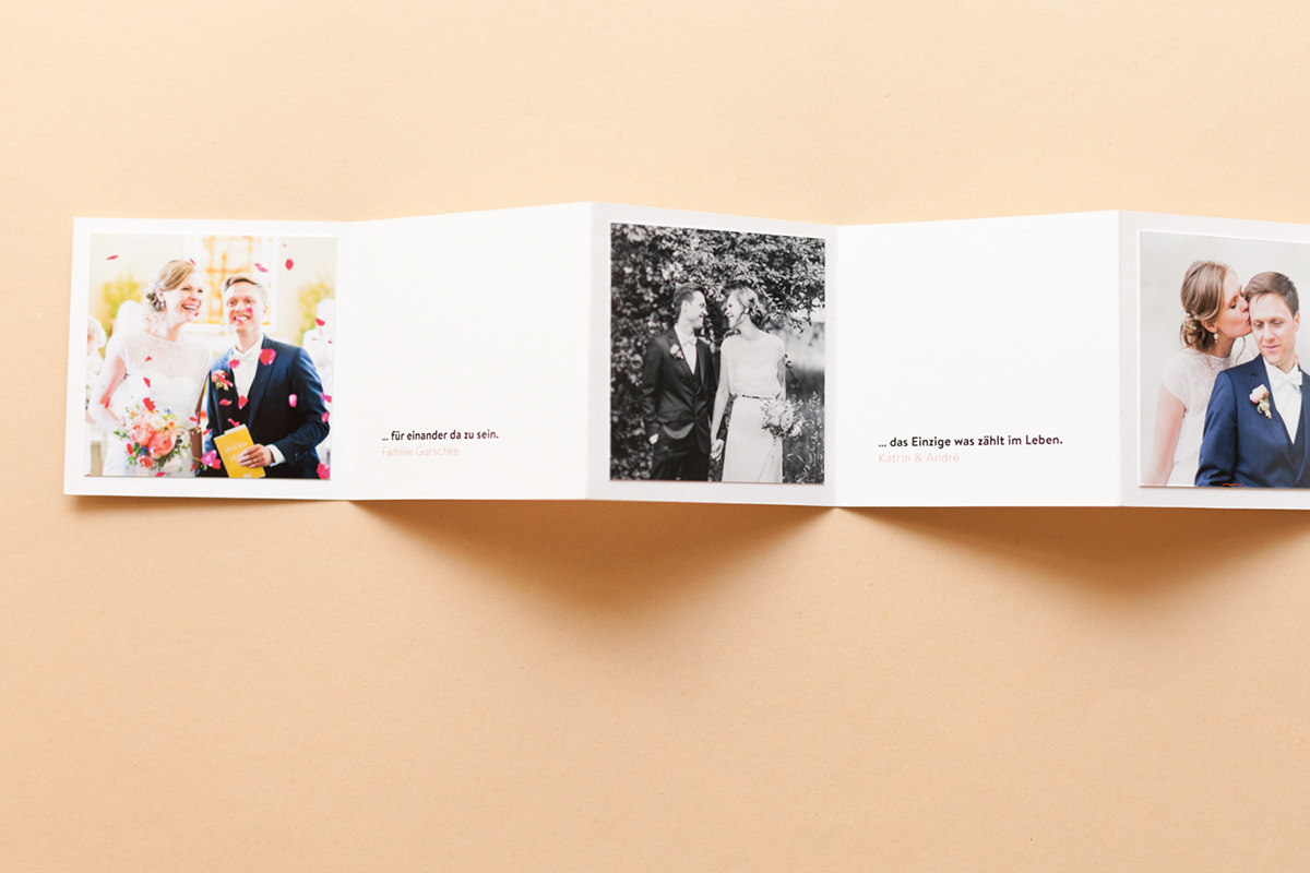 wedding thank you Stationery lettering Booklet