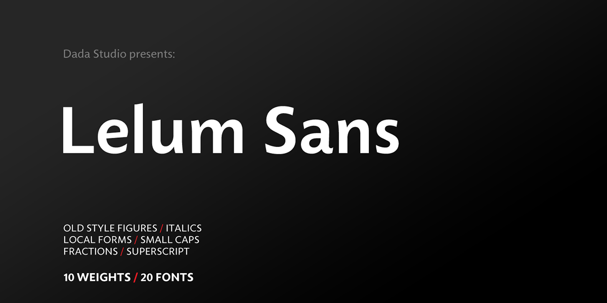 Typeface sans serif Humanist font