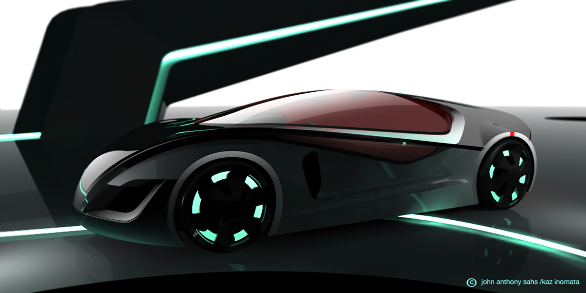 futuristic Advance car design Automotive design cg art computer graphic rendering