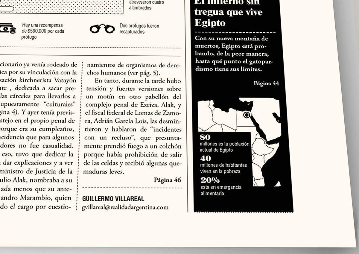 newspaper diario journal editorial fadu uba manela tipografia magazine infographic