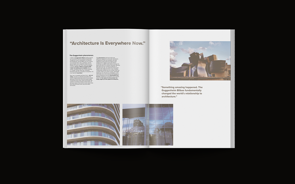 Archiecture editorial design magazine type Layout graphic design  Photography 