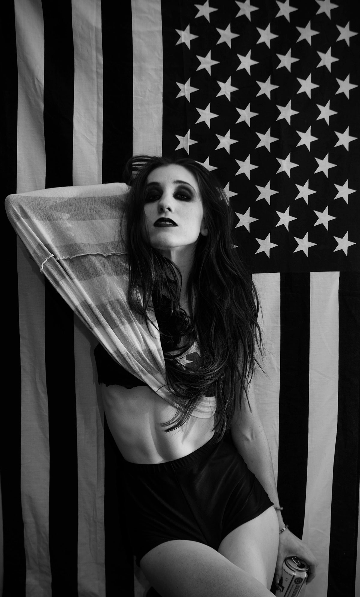 photo photographer alternative black and white SCAD america american flag portrait Landscape