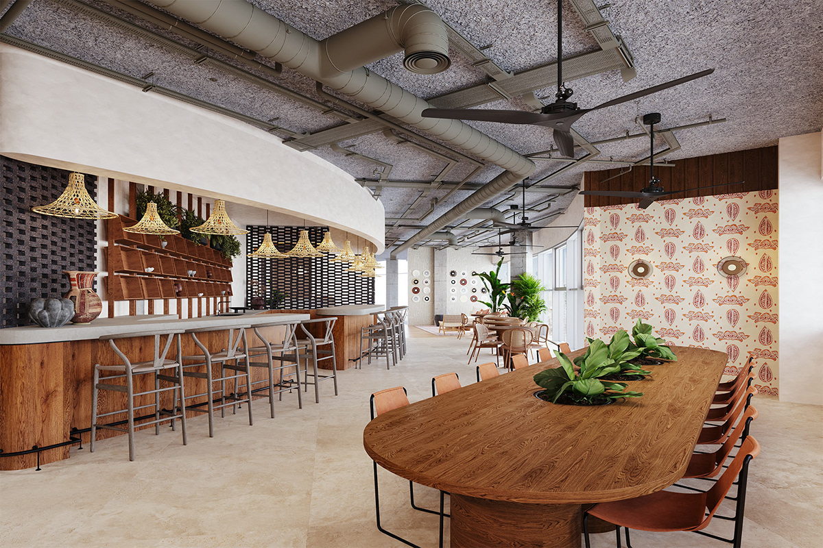 3D archviz CGI commercial design interior design  Office Design Property marketing Render Tel Aviv visualization