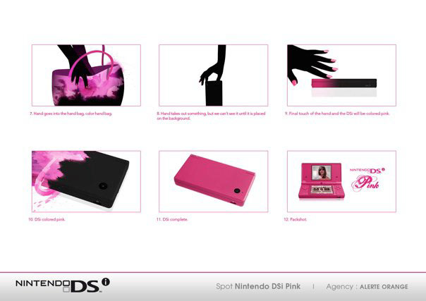 Nintendo pink diez