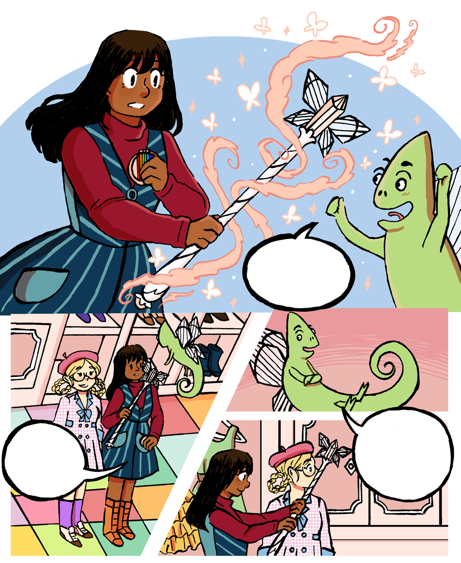 comic comics kidlit comic Magical Girl