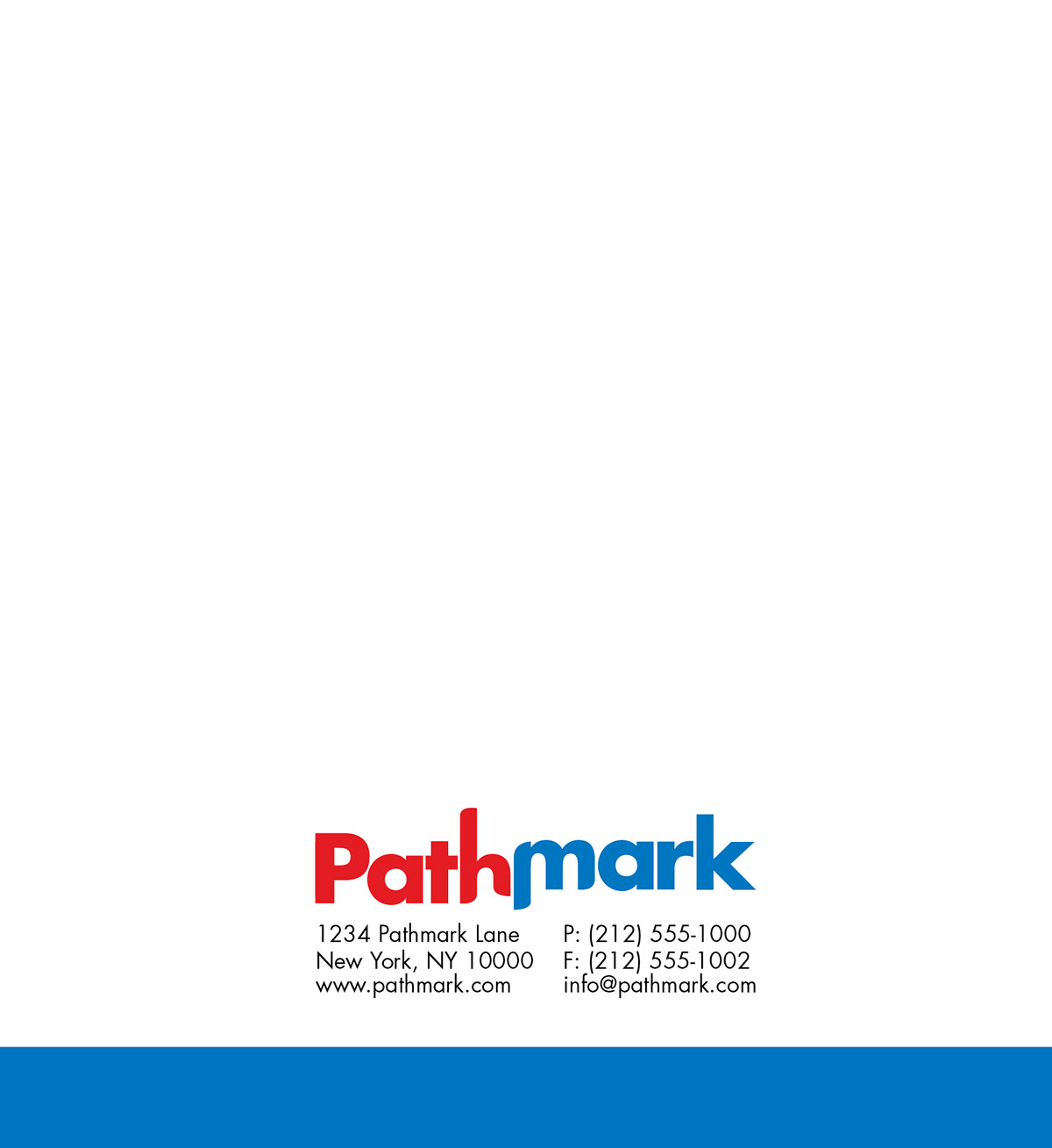 Pathmark rebranding Branding design letterhead Business Envelope envelope business card Fax Cover Sheet Stationery Corporate Standards Manual csm Graphics Standards Manual