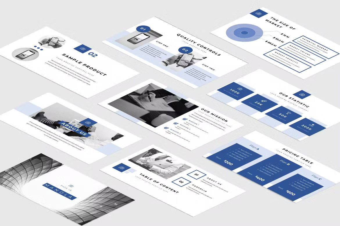 design business Multipurpose pitch deck Powerpoint PPT presentation presentation template slides template