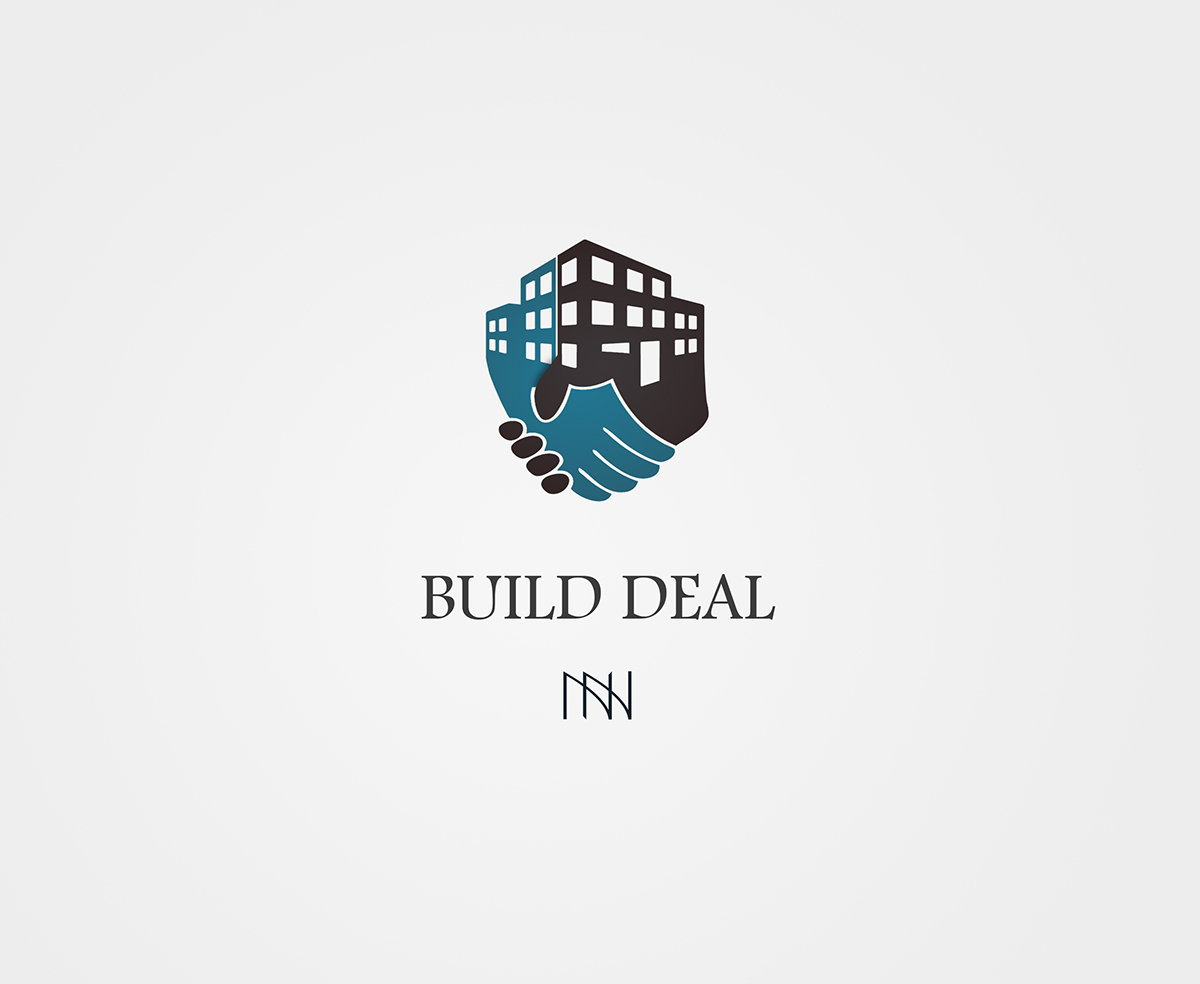 build company construction logo type najborgraphics