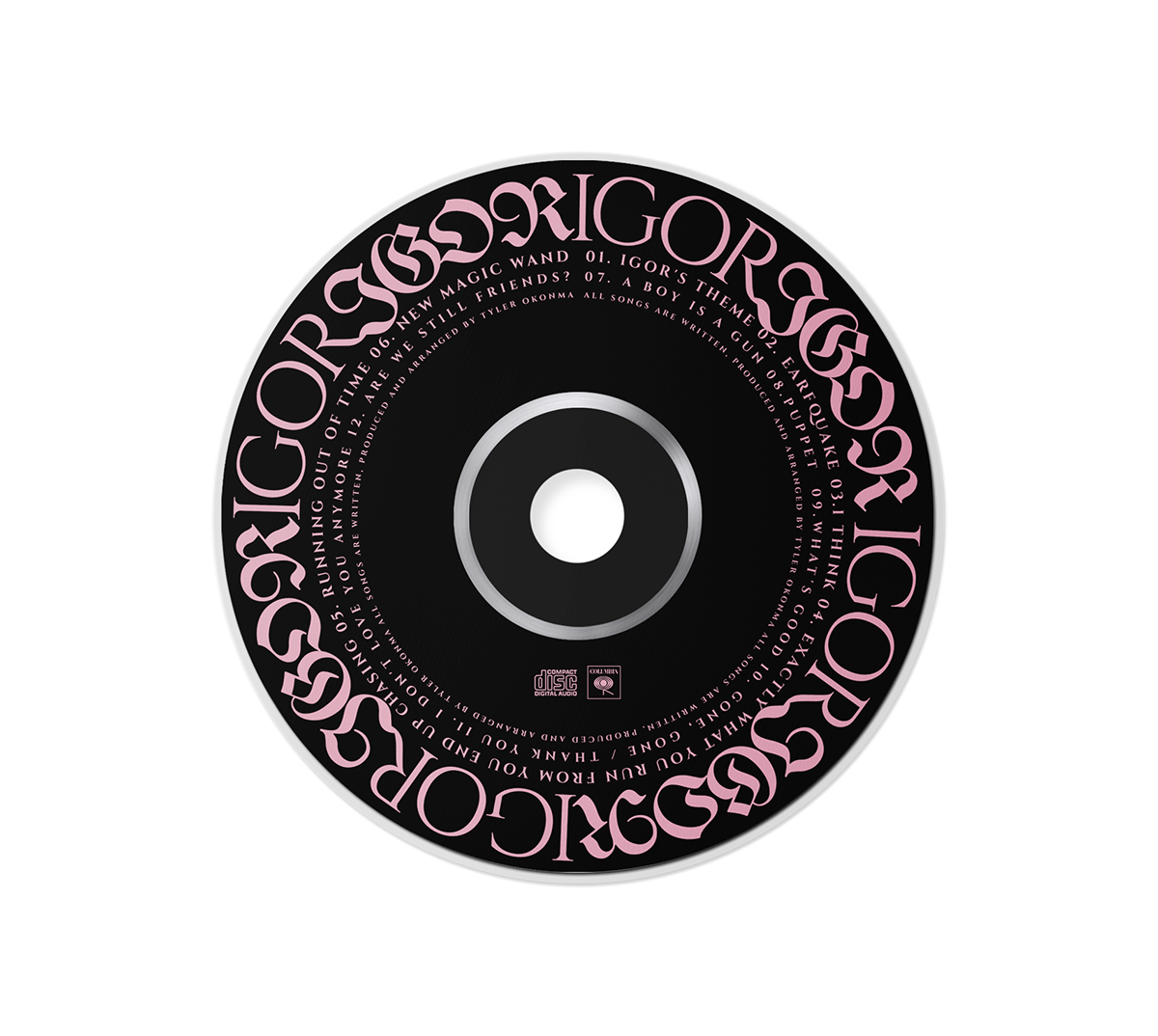 album cover art direction  cd Cover Art digital design graphic design  igor music album Music Packaging tyler the creator