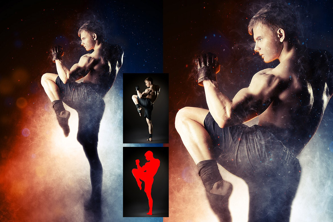 epic action effect effects Photo effect photoshop action atn Epic Photoshop Action