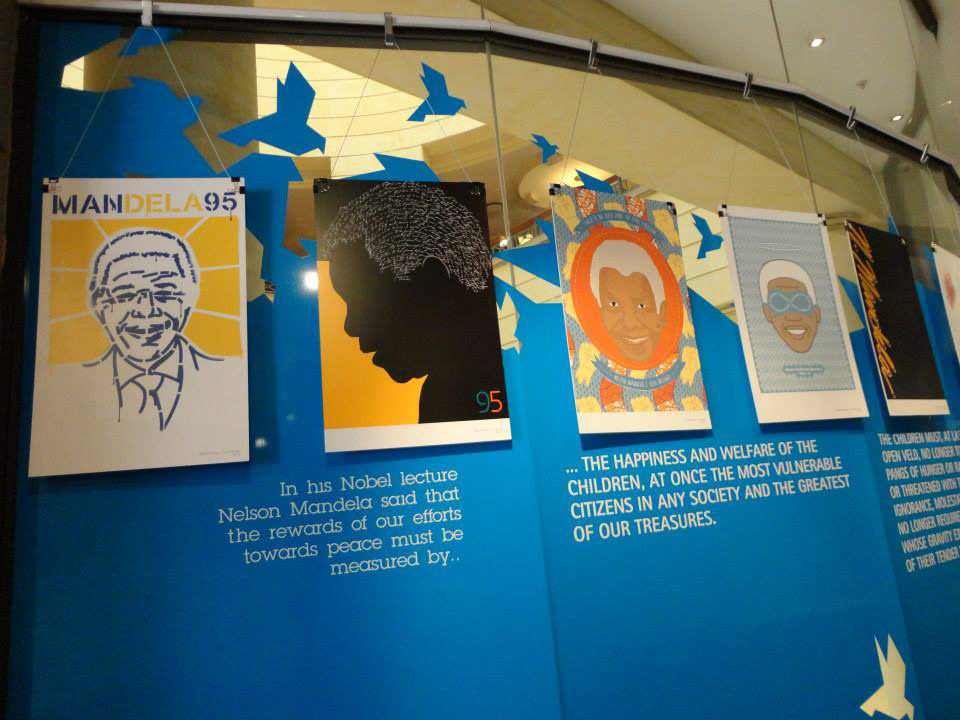 Mandela poster project Poster Design Peacemakers Museum sud africa johannesburg Francesco Mazzenga poster mostra grafica