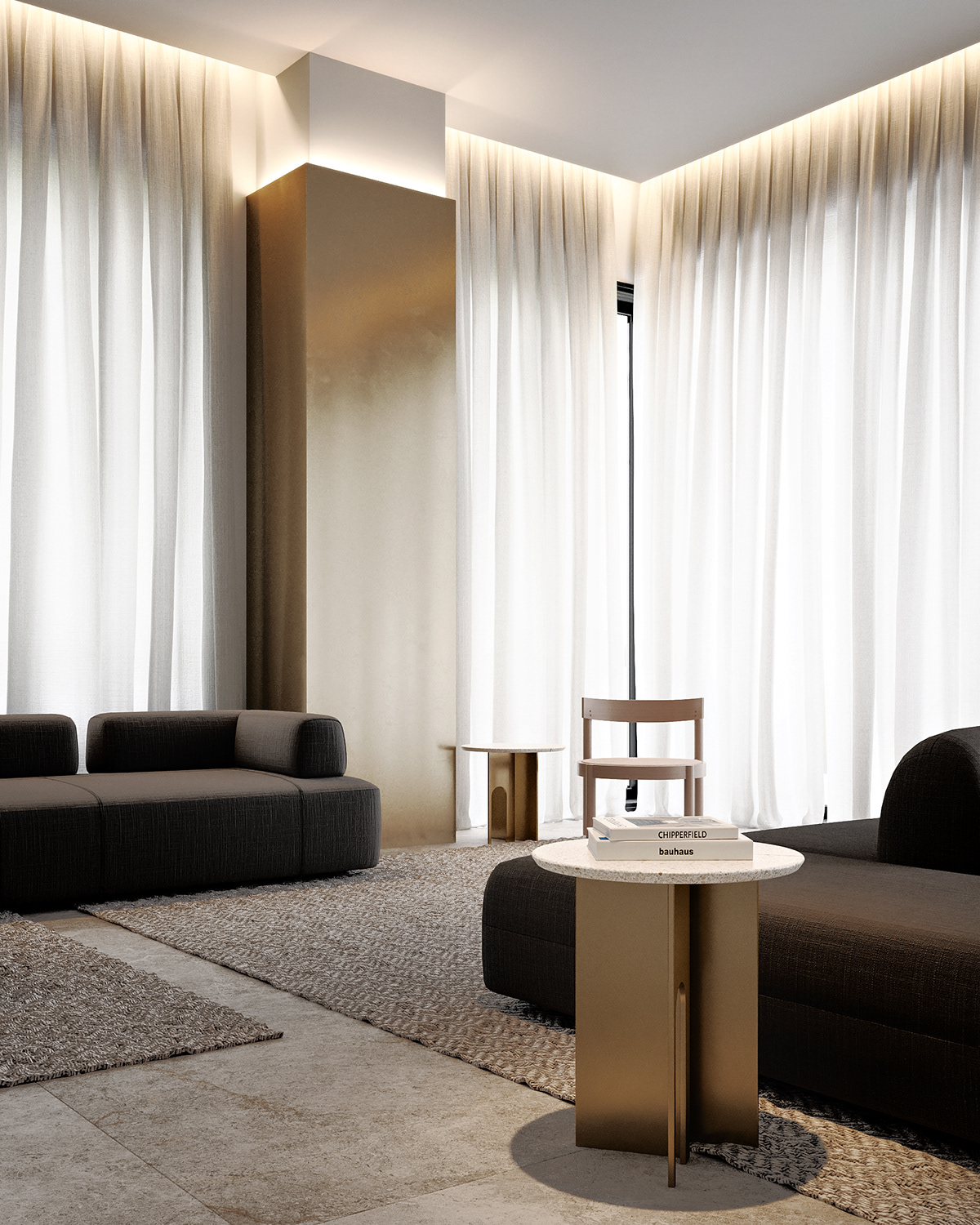 3D apartment chair corona render  decor design expo Interior interior design  living room