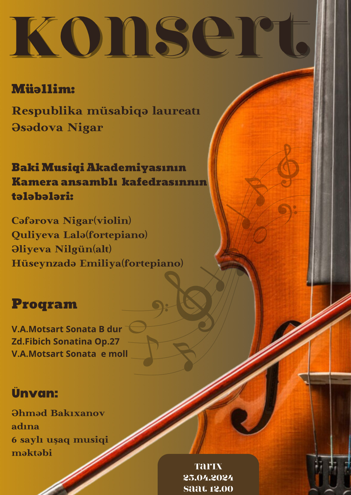 concert Violin graphicdesign design Fortepiano