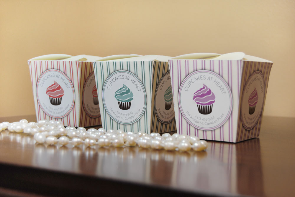 cupcakes business bakery business card Website