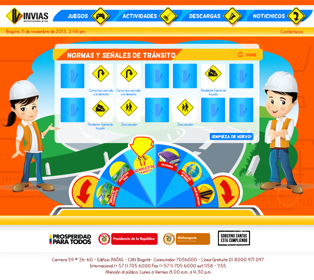 Juegos kid's website
