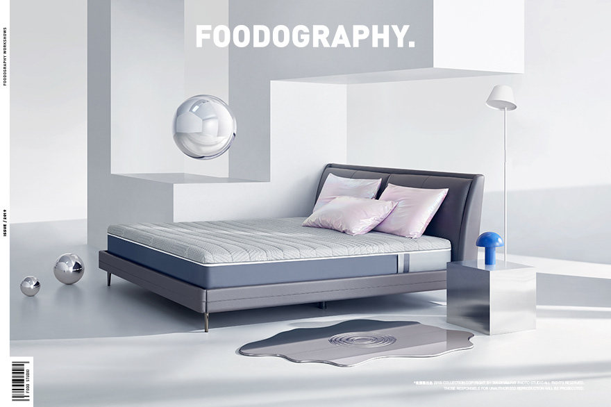 creative design mattress 产品摄影 工业设计 床垫 时尚摄影 智能床垫 模特摄影 静物摄影