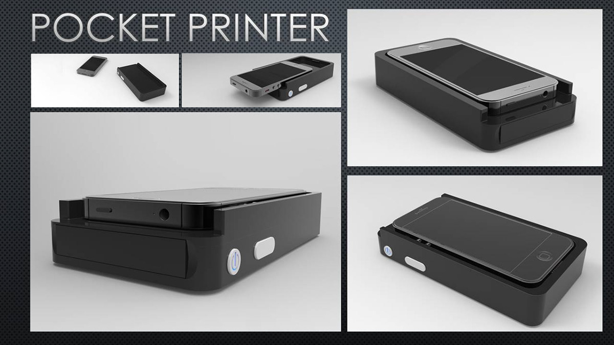 Electronics phone accessories  iphone printer portable portable printer