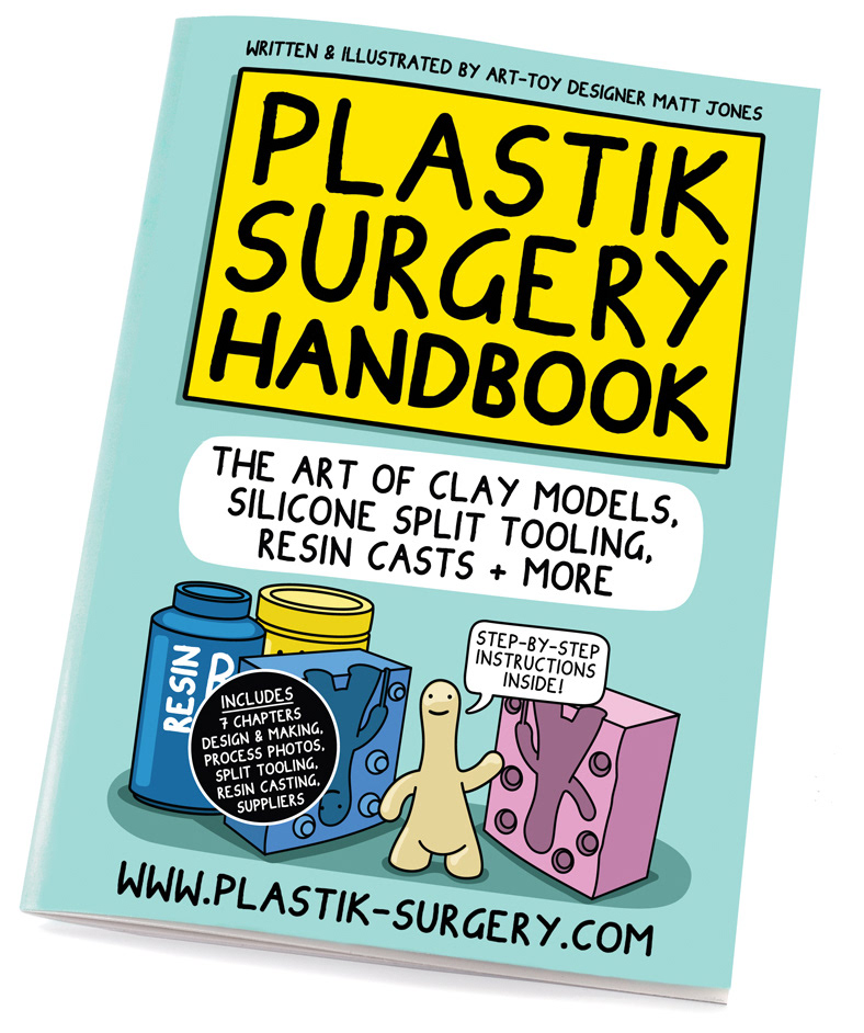 arttoys Handbook Lunartik making models plastiksurgeryworkshop resin silicone smoothon supersculpey