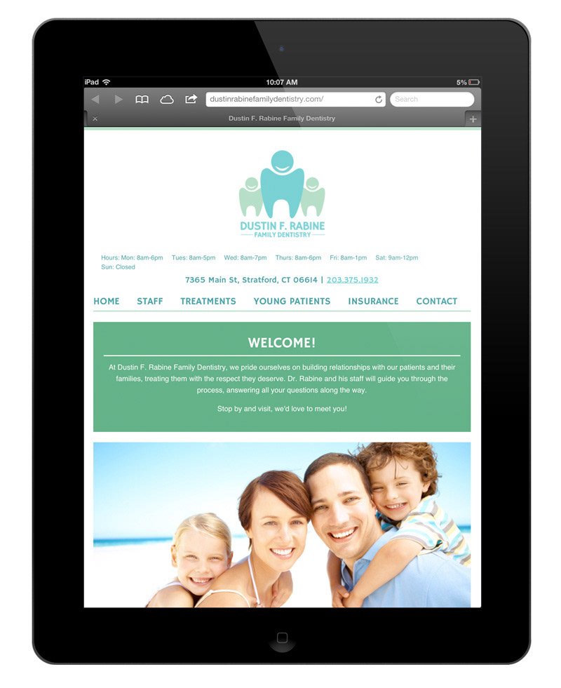 dentist logo Responsive Responsive Design medical dental Website Logo Design