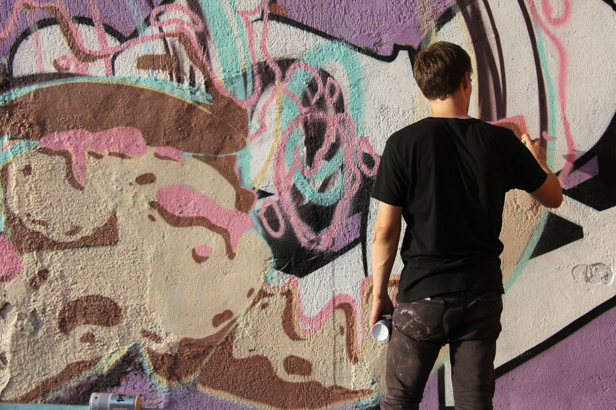 Kemerovo art spray sprayart wall Graffitiart Russia
