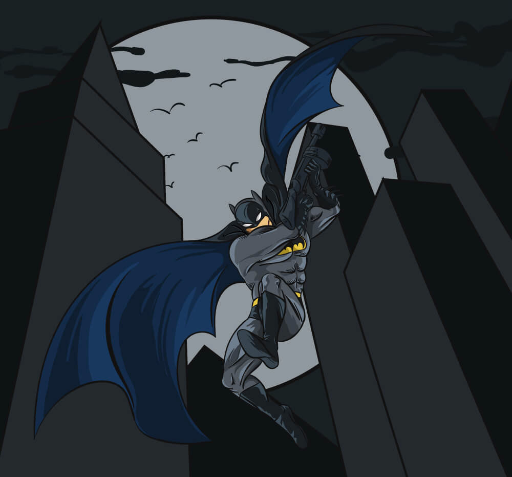 batman illustration free illustration vector batman cartoon batman