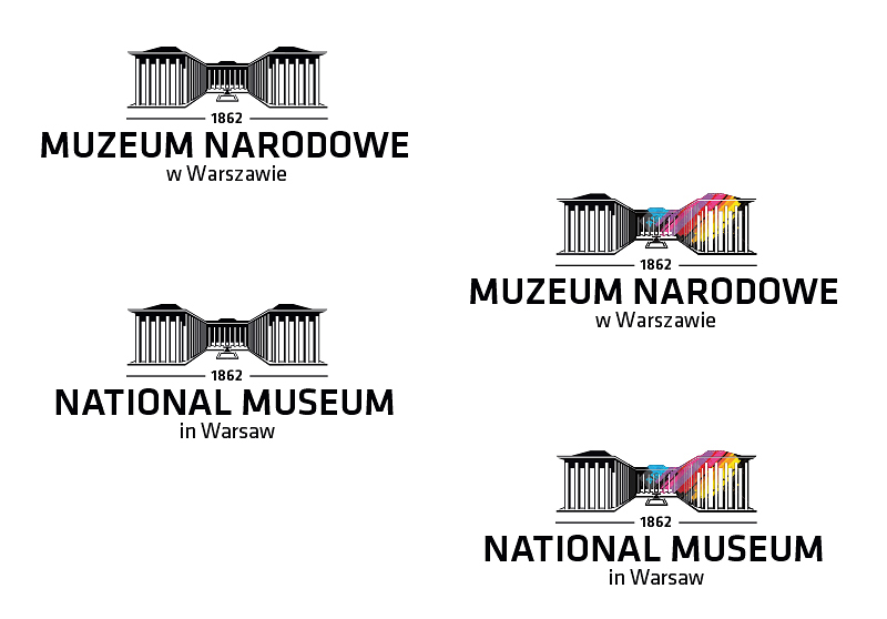 museum  National Museum redesign logo
