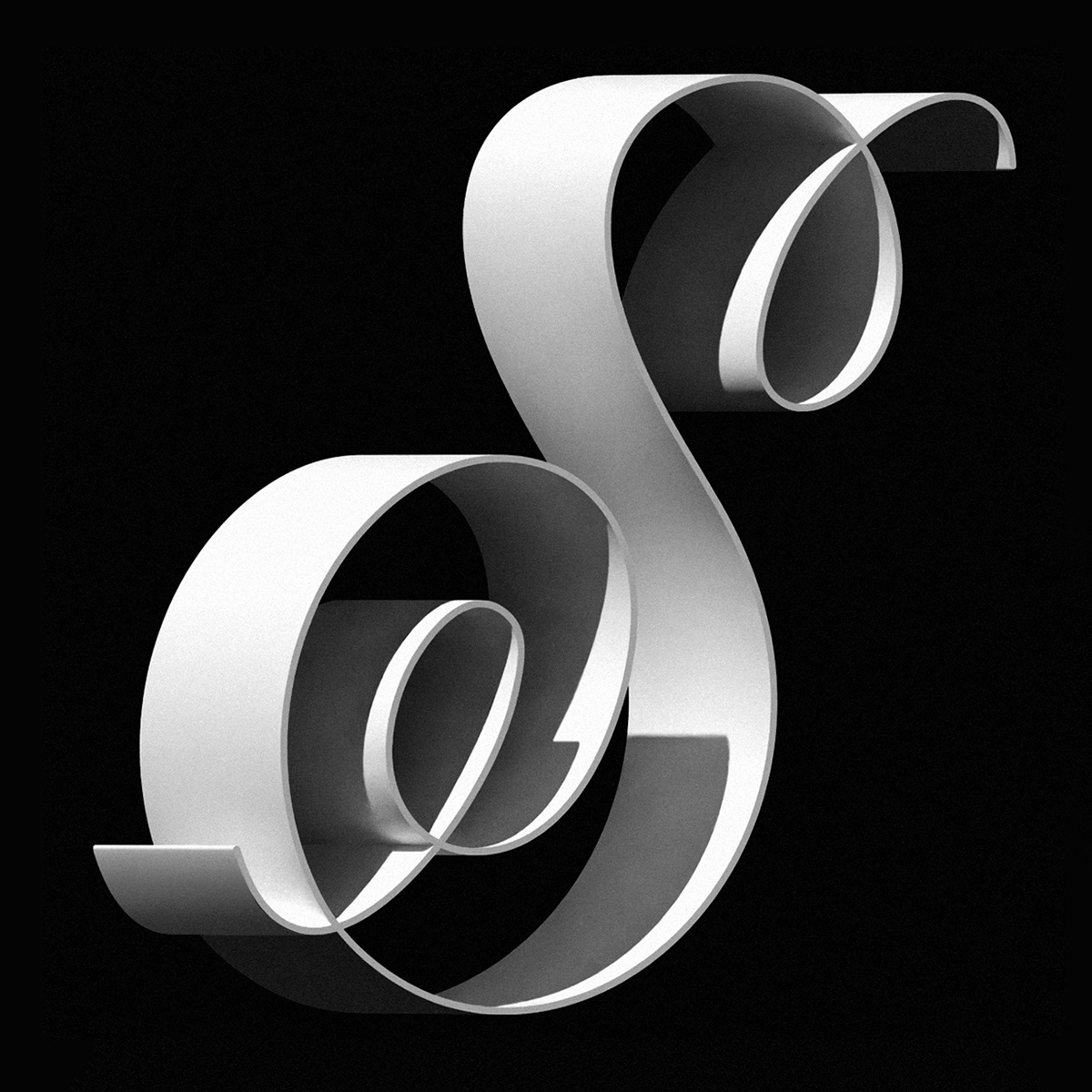 type typedesign lettering typography   3D blackandwhite adobe illustrator Adobe Photoshop Logo Design 36daysoftype