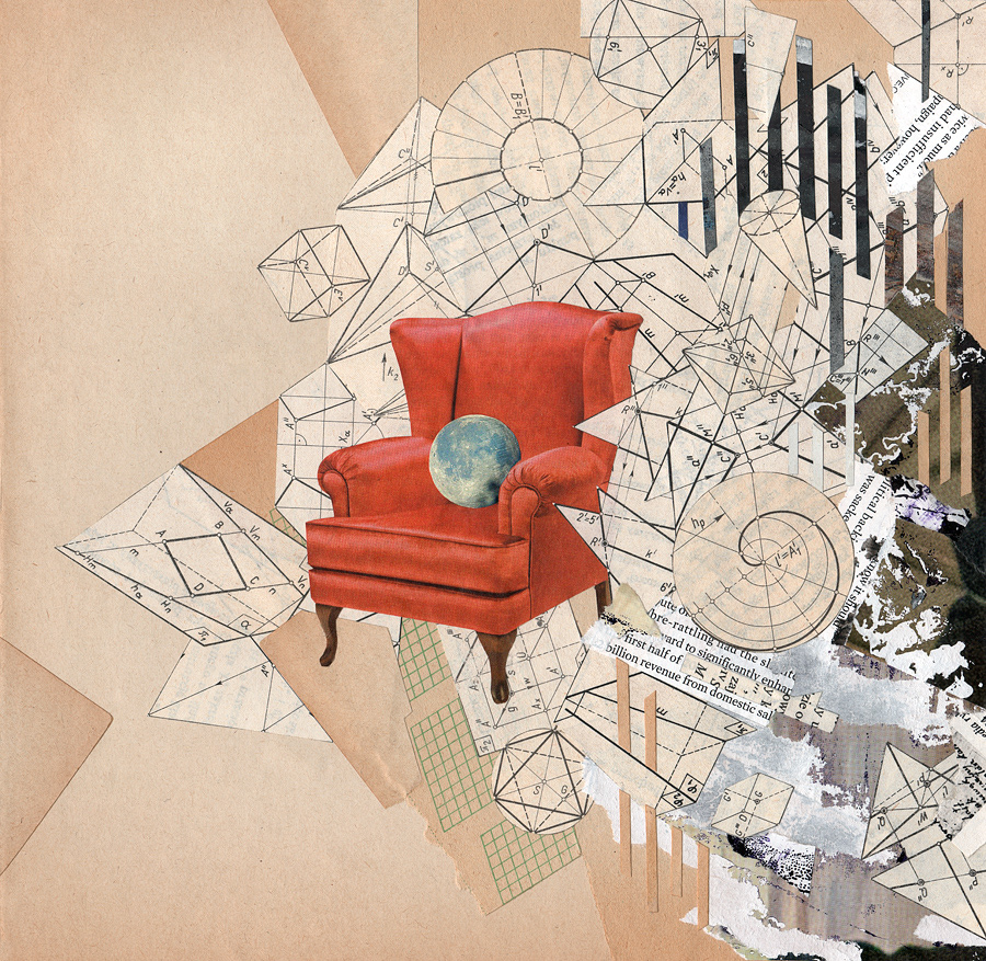 flood geometry collage armchair moon syzygy flow