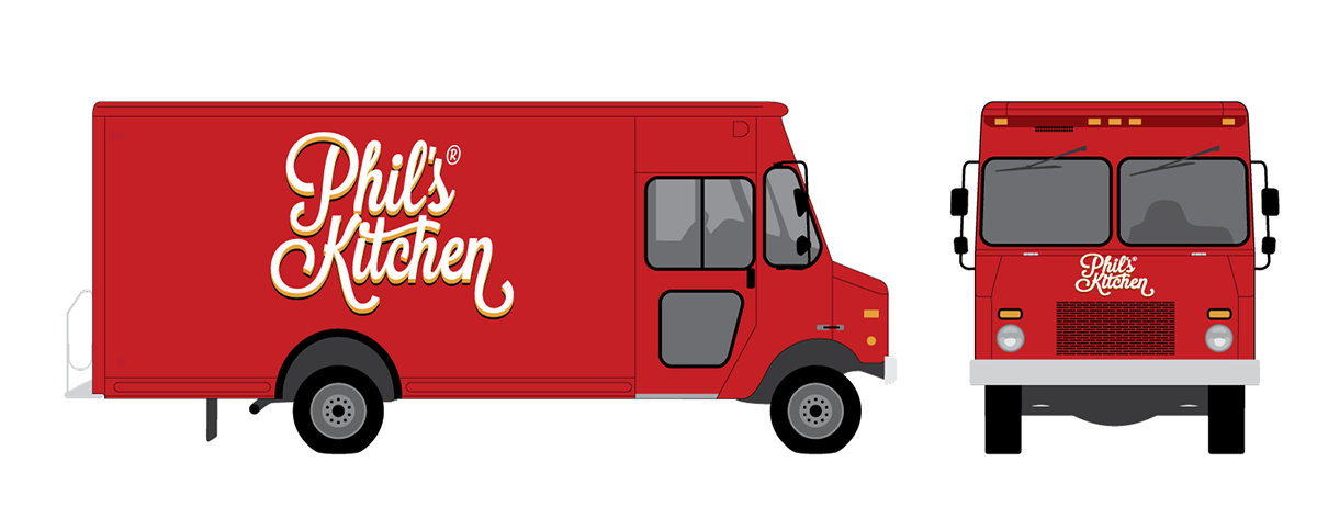 logo streetfood Truck kitchen Food  lavanderia