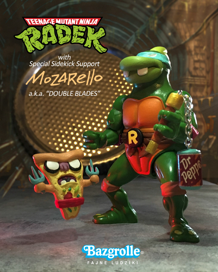 bootleg Custom figures mozzarella mutant ninja Pizza teenage TMNT Turtles 