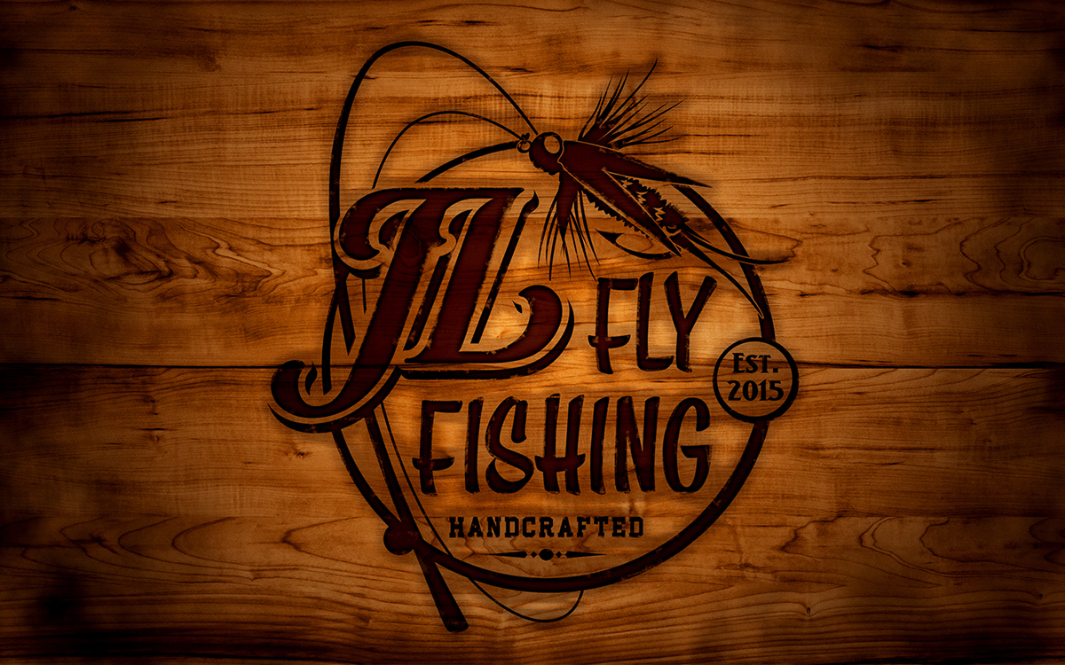 fishing lures lhf logo vector branding  nostalgic vintage