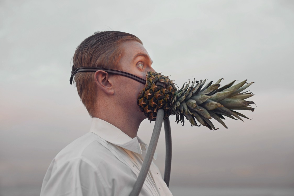 Adobe Portfolio UMTBS Pineapple mask Ultra mega technóbandið Stefan electro-rock
