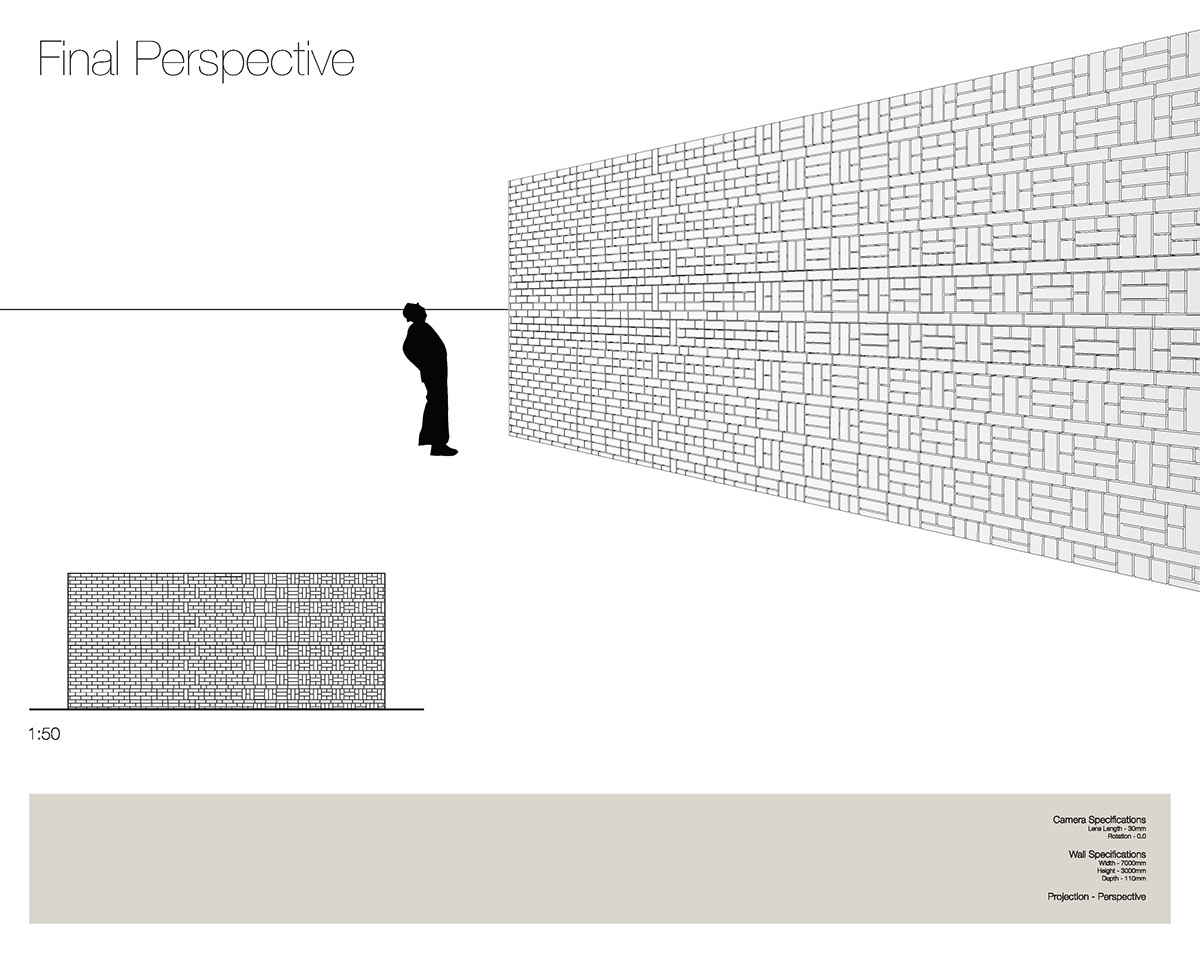 architecture school Parametric wall wall parametric design brick wall