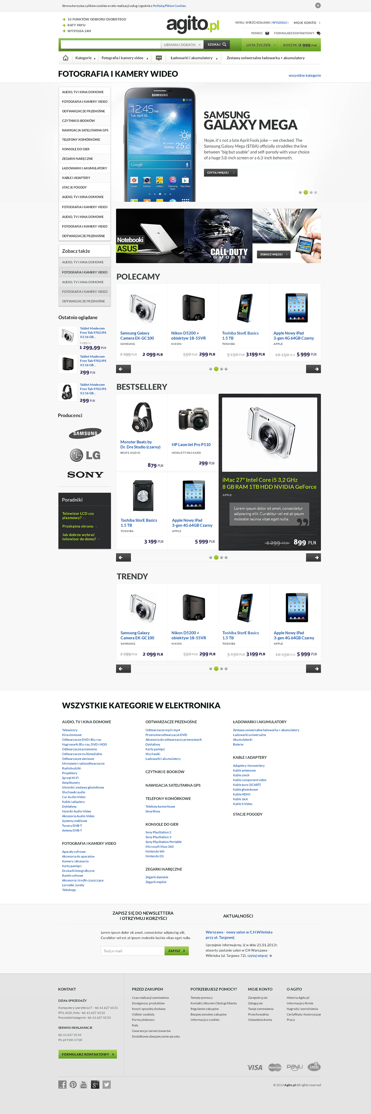 agito e-commerce shop store Webdesign