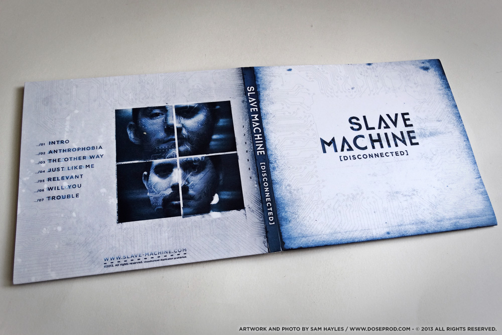 Adobe Portfolio digipak metal industrial cd artwork doseprod