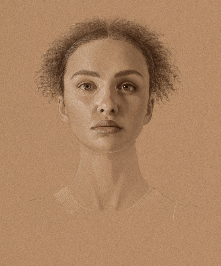 artwork Digital Drawing Drawing  ILLUSTRATION  portrait Realism sketch