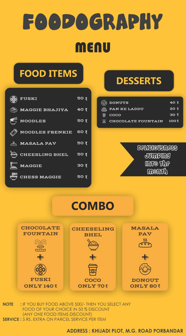 food menu