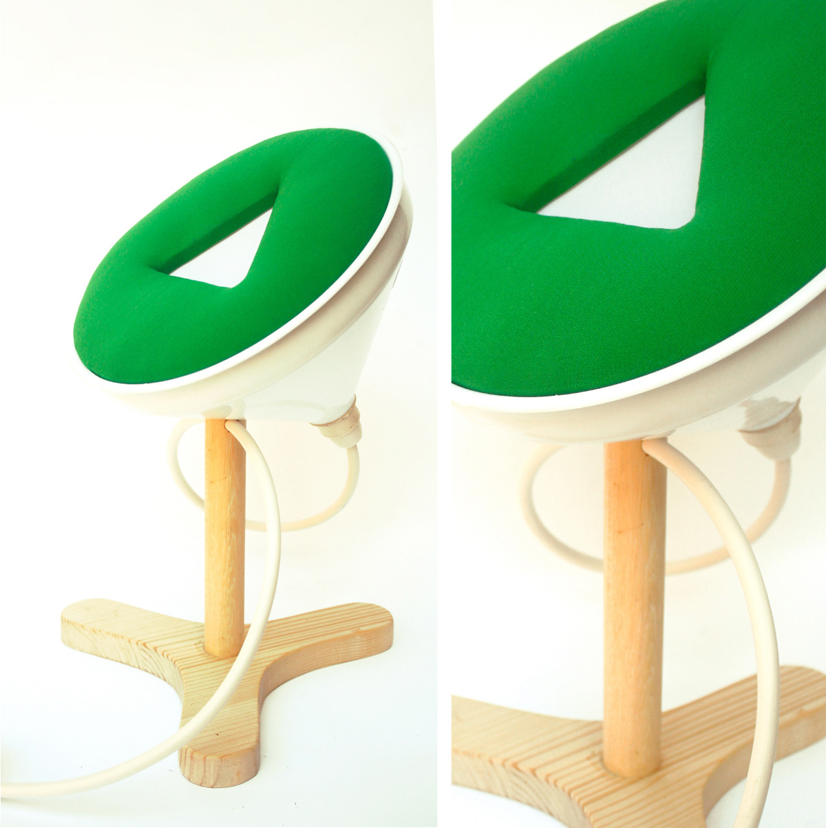 DIY Lamp obix overlab mattia ciucciarelli design shape wood plastic soft light