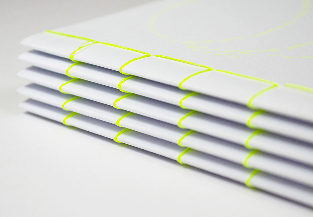 publication  Circus  screen print  Book Binding  French FOld  exclusive  identity limited edition florescent neon