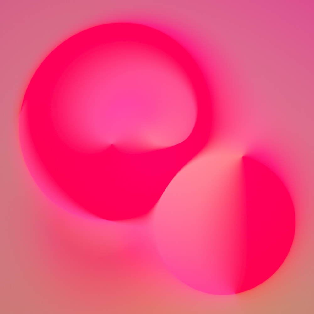 color theory pastel pink circle gradient soft blur mood sphere