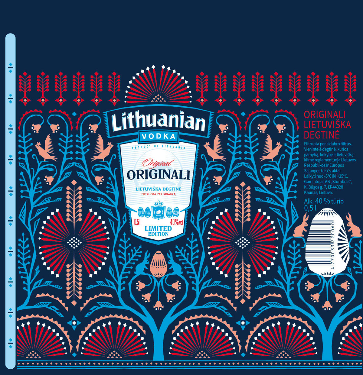 Lithuanian Vodka Adell Taivas Ogilvy Alcoholic Beverage label design