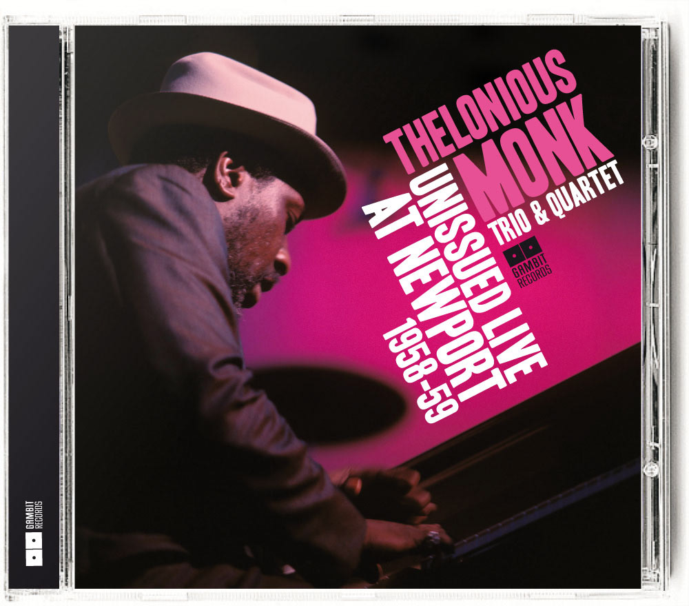 jazz artwork cd Packaging monk type Thelonious newport