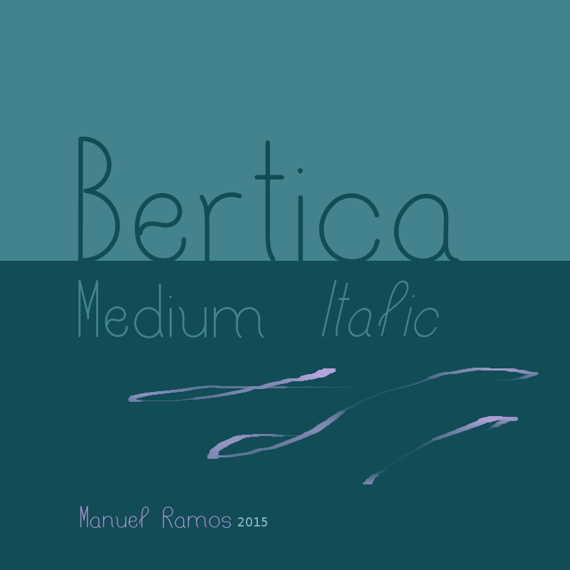 Bertica Free font free font tipografia gratuita gratis infinitismo.com Manuel Ramos