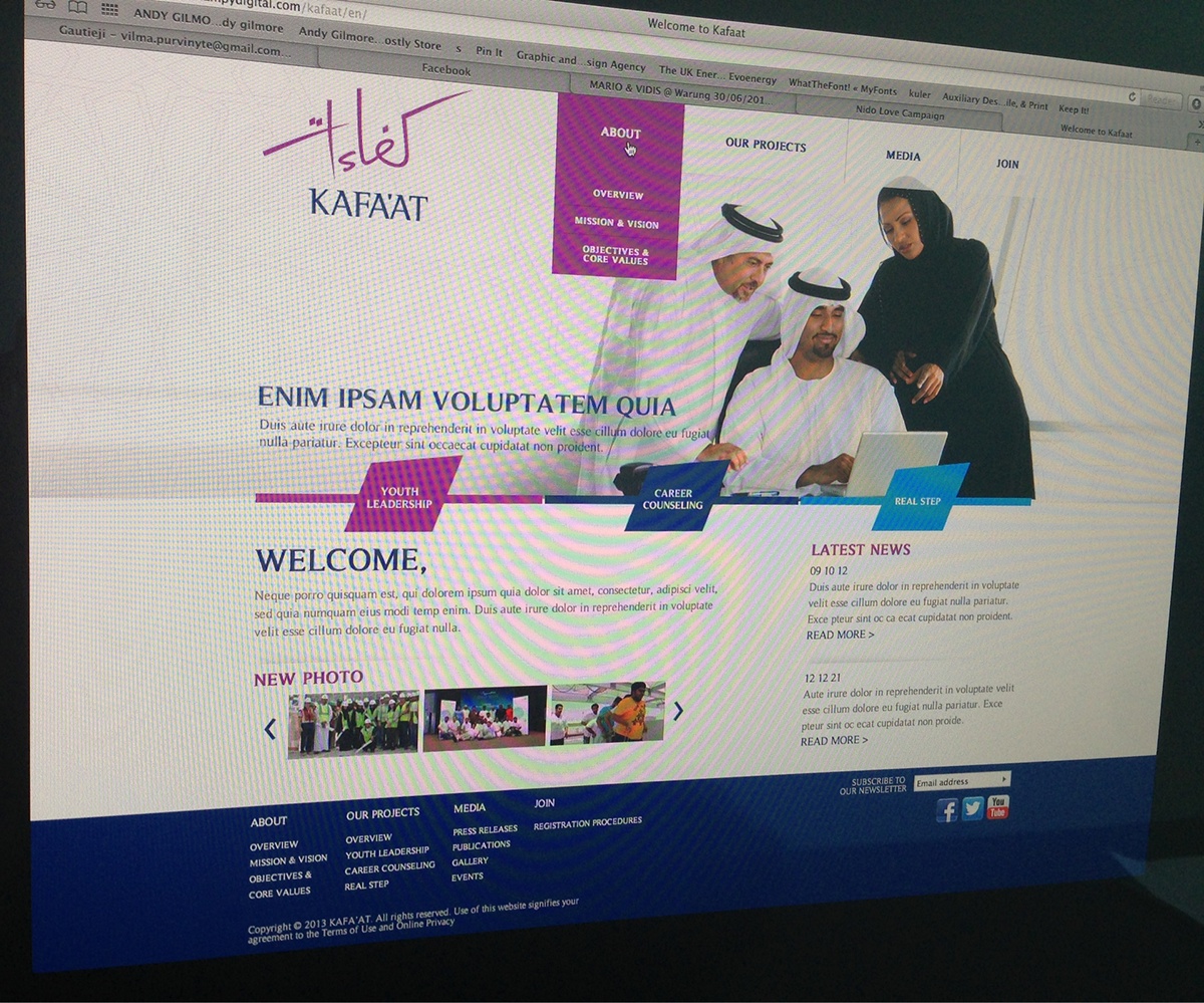 Web Design  UAE foundation
