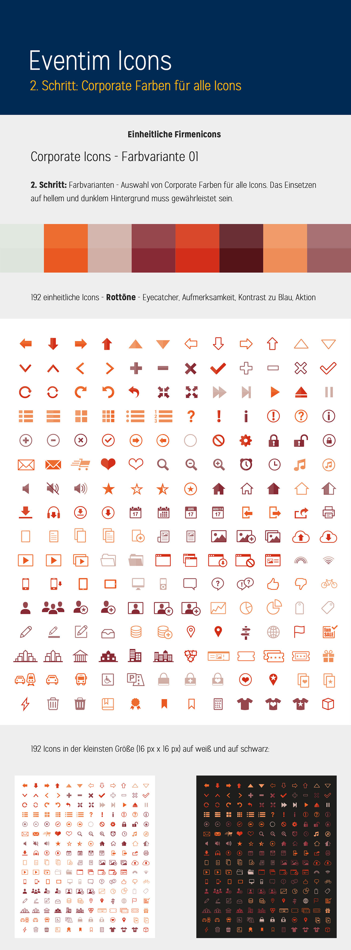 icons Online shop shop redesign corporate design Collection