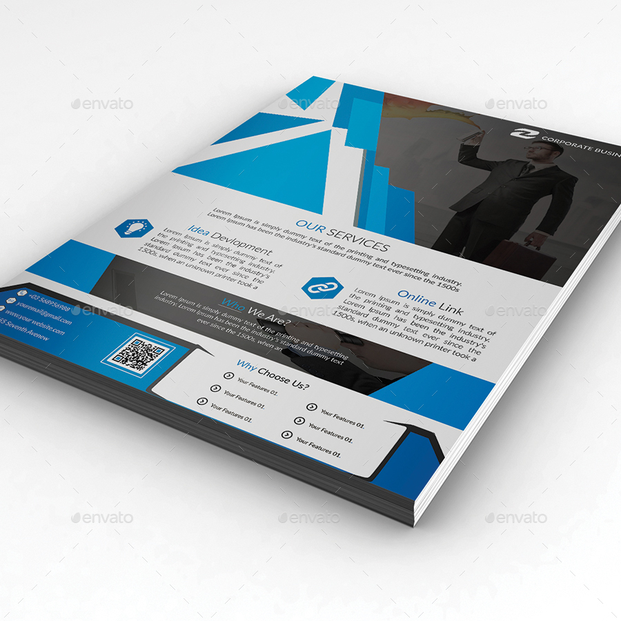 a4 size agency attractive Beautiful brand business CMYK Consulting corporate creative